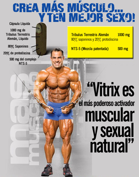 Vitrix es el más poderoso activador muscular y sexual natural